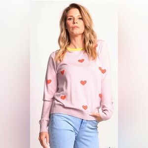 Pink Martini Ashlynn Heart Sweater – Size M